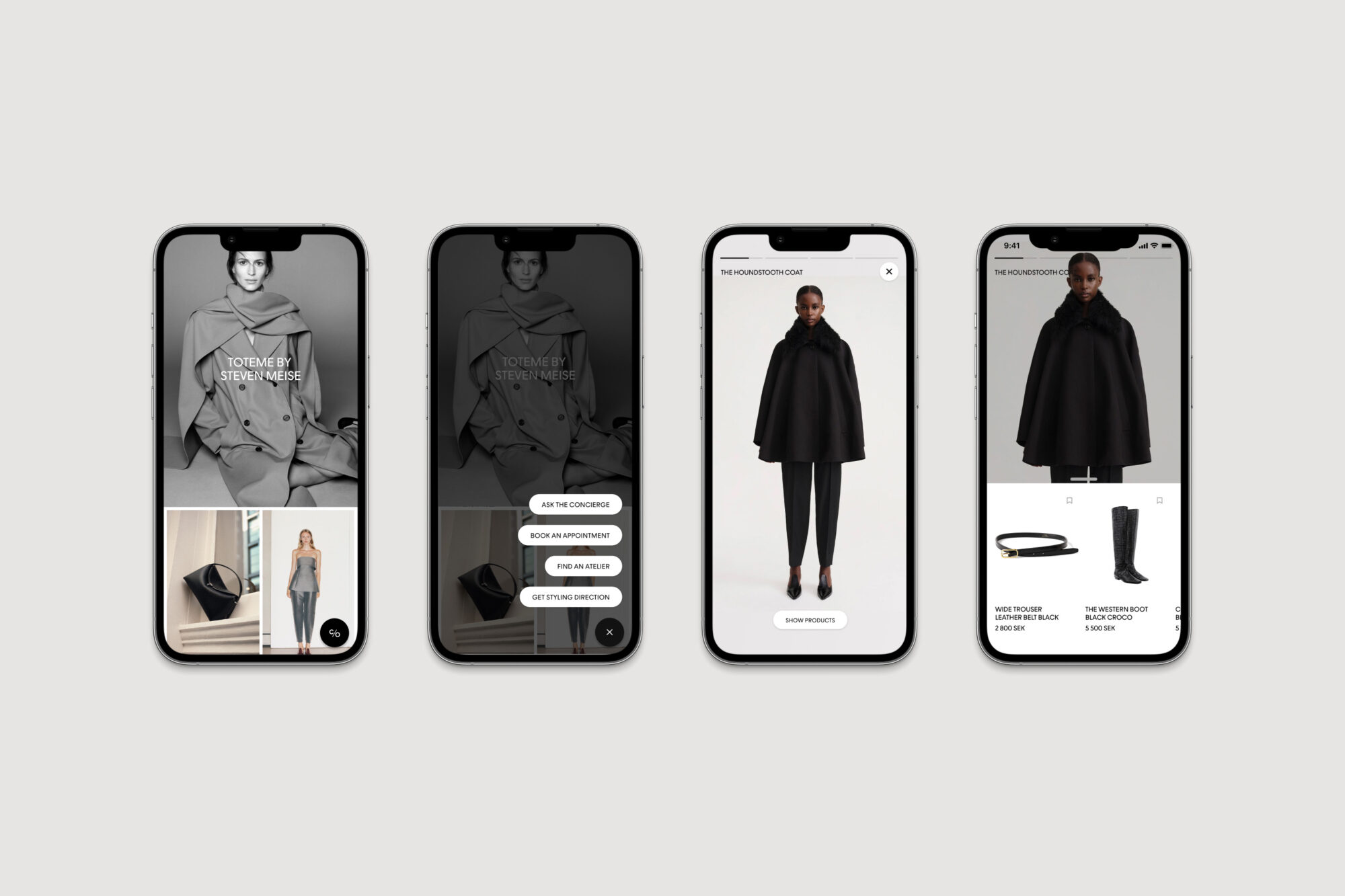 App Design, Motion & Design System for Totême - G—W Studios